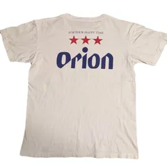 habu box orion 半袖　Tシャツ　Sサイズ　ホワイト　白T 両面プリント　バックプリント　星　沖縄　ルームウェア　オリオンビールのサムネイル