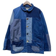 未使用級 FDMTL カバーオール パッチワーク インディゴ デニム 刺子 XL