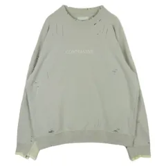 ssstein シュタイン 22AW ST.441 OVERSIZED REBUILD SWEAT LS CONTRUSTIVE プリント ダメージ ブリーチ 加工 オーバーサイズ シルエット スウェット M【中古】のサムネイル