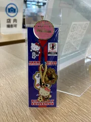 ハローキティ　キティちゃん　キーホルダー　サッカー日本代表　バースデイストラップ　トルマリン　翌日即発送のサムネイル