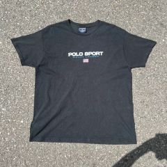 POLOSPORT signature logo tee L - メルカリ