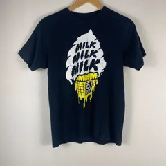 MAGICAL MOSH MISFITS マジカルモッシュミスフィッツ Tシャツ 半袖 クルーネック フロントプリント アイストリプルミルク ロゴデザイン コットン100% ストリート ブラック NA261のサムネイル