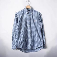 未使用級】BLACK FLEECE リネン100% 長袖 シャツ ブルー 米国 - メルカリ