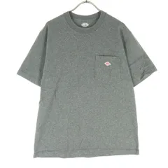 美品 Danton ダントン ワンポイントロゴ 半袖 ポケット Tシャツ グレー メンズ 古着のサムネイル
