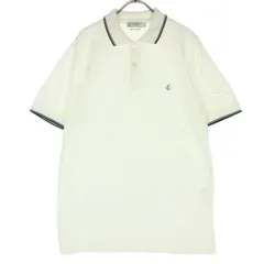 美品 PETIT BATEAU プチバトー フランス製 半袖 ポロシャツ L アイボリー メンズ 古着のサムネイル