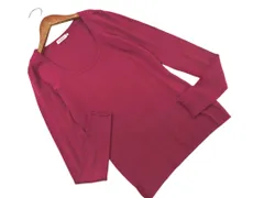 MAX&Co. マックスアンドコー Uネック ニット セーター sizeS/ワインレッド ◇■ レディースのサムネイル