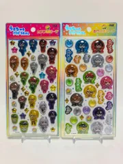 クラックス うるちゅる ポップシール カラフルピーチ ミニキャラ 2点セットのサムネイル
