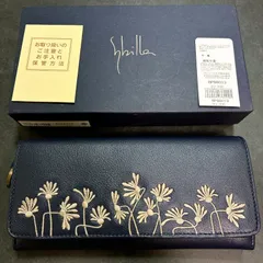 シビラ ネイビー 花柄 長財布のサムネイル