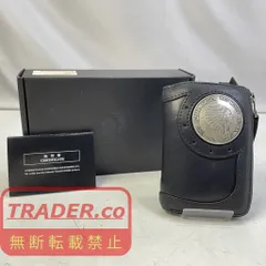 01w-6939 レッドムーン REDMOON BAREBACK サドルレザー ミドルウォレット L字型ファスナー REDMOONオリジナルコンチョ 箱、証明書あり 革財布 二つ折り財布 ブラック BAREBACK-01A51 SBK 【中古品】のサムネイル
