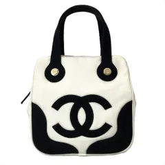 シャネル CHANEL マシュマロバッグ トートバッグ キャンバス ホワイト ゴールド金具 7桁8番台 レディース【中古】のサムネイル