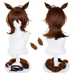 【新品未使用】ウマ娘 プリティーダービー PrettyDerby アグネスタキオン Agnes Tachyon ウィッグ かつら コスプレ cosplay wig ウィッ