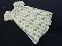 LAISSE PASSE レッセパッセ 花柄 フリル 半袖 チュニック ワンピース size36/ライトベージュ ■◆ レディースのサムネイル