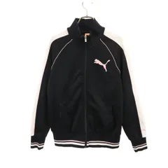 PUMA プーマ トレーニング トラックジャケット L ブラック ジャージ レディース 古着のサムネイル