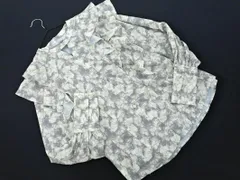 MAJESTIC LEGON マジェスティックレゴン 総柄 フリル ブラウス シャツ sizeM/グレー ■◇ レディースのサムネイル