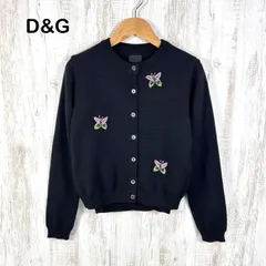D&G DOLCE&GABBANA ドルチェアンドガッバーナ バタフライ アルパカ ウール アンサンブル ブラックのサムネイル