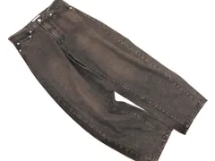 MONO-MART モノマート ワイド デニムパンツ sizeS/チャコール ■■ レディースのサムネイル
