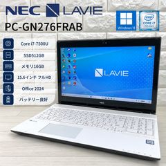 NEC LAVIE i7/SSD512GB/16GB/Office2024 - メルカリ