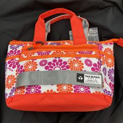 YAK PAK GOLF トートバッグ 花柄 オレンジ ゴルフ - メルカリ