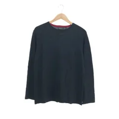 DKNY ディーケーエヌワイ 長袖クルーネックニット サイズ:F ウール100％/バイカラー    ブラック/レッド メンズ / 240001190018のサムネイル