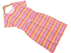 新品 a.v.v アーヴェヴェ ボーダー ワンピース sizeM/ピンク ■◆ レディースのサムネイル