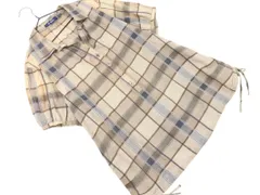 MELROSE メルローズ チェック ブラウス シャツ ベージュ ■◆ レディースのサムネイル