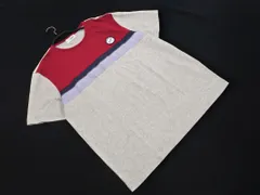CROCODILE クロコダイル 大きいサイズ 切替 半袖 カットソー size2L/グレーｘボルドー ■◆ メンズのサムネイル