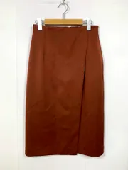 LAUTREAMONT ロートレアモン 3111-87012 ラップ スカート size38/茶 ■■レディース