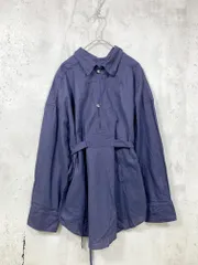 BEAUTIFUL PEOPLE ビューティフルピープル eno cloth fisherman dress shirt フィッシャーマン シャツ size36/紺 ■■◎レディースのサムネイル