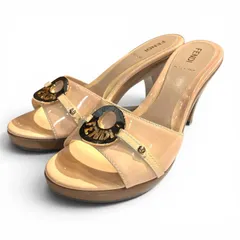 Fendi フェンディ　オープントゥ エナメル パンプス　23.0cm相当 キングラム[68]のサムネイル
