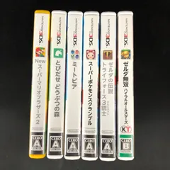 中古 3DS Nintendo系ソフト 6本セットのサムネイル