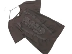 TRANS WORK トランスワーク フリル フレアスリーブ カットソー size40/ブラウン ■◆ レディースのサムネイル