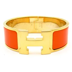 HERMES(エルメス) バングル クリック・クラックH ゴールド×オレンジのサムネイル