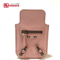 BALENCIAGA バレンシアガ スマートフォンケース 240584 レザー ピンクベージュのサムネイル