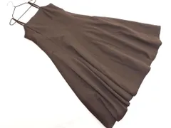 grove グローブ キャミソール ワンピース sizeM/茶 ■◆ レディース