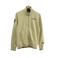 HELLY HANSEN ヘリーハンセン 長袖ジップスウェット サイズ:S 裏地フリース/ロゴラバー    ベージュ メンズ / 240001192478のサムネイル