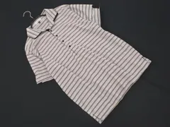 a.v.v アーヴェヴェ HOMME ボーダー ポロシャツ size46/グレー ■◆ メンズのサムネイル