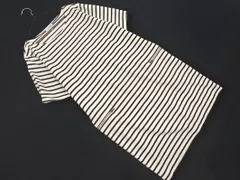 GLOBAL WORK グローバルワーク ボーダー ワンピース sizeL/白ｘ黒 ■◆ レディースのサムネイル