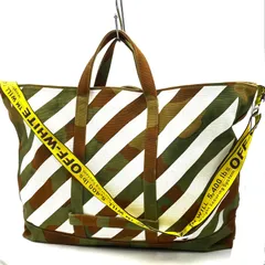 国内希少！　OFF-WHITE オフホワイト　Diagonal Camouflage　トートバッグ　ハンドバッグ　ショルダーバッグ　2wayバッグ　迷彩柄　ロゴのサムネイル