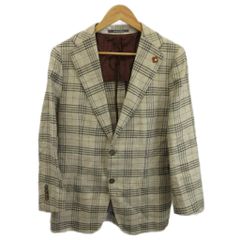 Tagliatore タリアトーレ 別注 ジャケット リネン チェック 46 - メルカリ