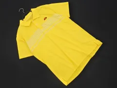 ellesse エレッセ トレーニングウェア ロゴ ワッペン ポロシャツ sizeM/黄 ■◆ メンズのサムネイル