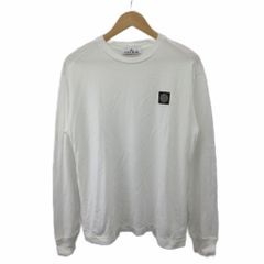 STONE ISLAND 長袖カットソー ホワイトМ - メルカリ