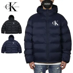 カルバンクライン ジーンズ ジャケット CALVIN KLEIN JEANS CKジーンズ アウター 中綿ダウンジャケット メンズ レディース ブランド 大きいサイズ おしゃれ おすすめ 人気 黒 ckj109 ブラック M L XLのサムネイル