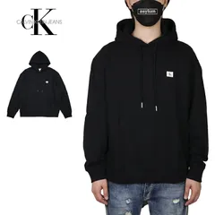 カルバンクライン ジーンズ パーカー CALVIN KLEIN JEANS フーディ プルオーバーパーカー トップス メンズ レディース ブランド 大きいサイズ おしゃれ おすすめ 人気 黒 ckj098 ブラック M L XL XXLのサムネイル