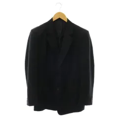 グッチ GUCCI テーラードジャケット シングルボタン 2B 本切羽 モヘヤ混 50R 濃紺 ダークネイビー /CX ■GY50のサムネイル