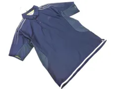 adidas アディダス スポーツウェア ポロシャツ size0/紺 ■◆ メンズ