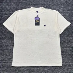 未使用品 needles MR300 S/S Mock Neck Tee LI/PE Pile Jersey L ニードルス モックネック Tシャツ パイルのサムネイル