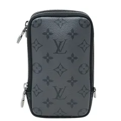 ルイ ヴィトン モノグラム エクリプス ダブルフォンポーチ ポーチ M69534 ブラック グレー PVC レザー メンズ LOUIS VUITTON【1-0277813】のサムネイル