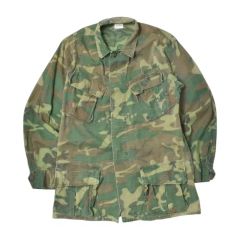 60s 1969年 米軍 カモ ジャングルファティーグ S-Rポプリン軍 - メルカリ