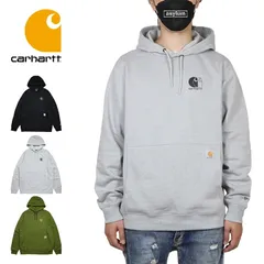 カーハート パーカー CARHARTT プルオーバーパーカー フーディ USA トップス 裏起毛 メンズ レディース ブランド 大きいサイズ おしゃれ おすすめ 人気 黒 carhartt-usa011 ブラック グレー S M Lのサムネイル