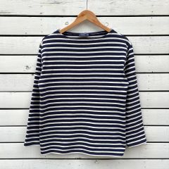 SAINT JAMES セントジェームス ウエッソン キナリ×ネイビー T4 - メルカリ